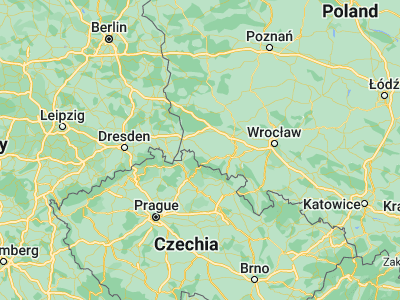 Map showing location of Gryfów Śląski (51.03081, 15.42017)