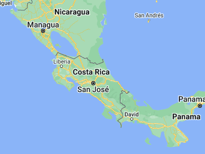 Map showing location of Guácimo (10.21044, -83.68067)