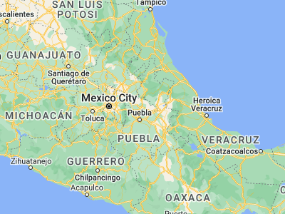 Map showing location of Guadalupe Texcalac (19.43779, -98.07704)