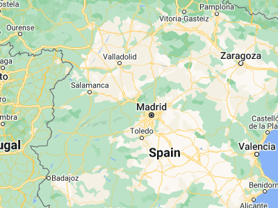 Map showing location of Guadarrama (40.6727, -4.08949)