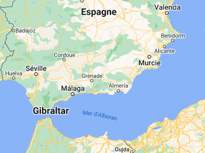 Map showing location of Guadix (37.29932, -3.13922)
