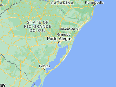 Map showing location of Guaíba (-30.11389, -51.325)
