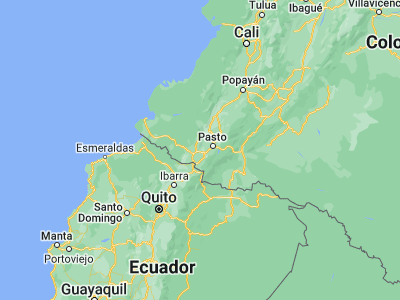 Map showing location of Guaitarilla (1.13855, -77.55301)