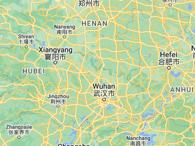 Map showing location of Guangshui (31.6199, 113.9978)
