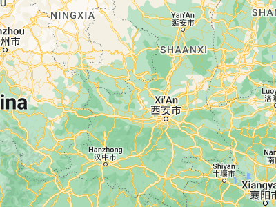 Map showing location of Guantou (34.65727, 108.07448)
