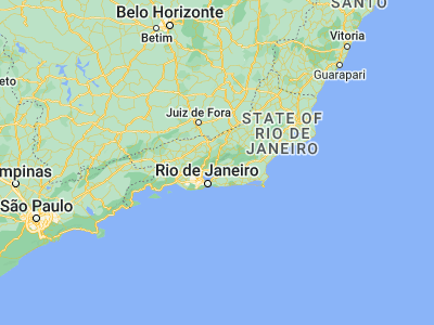 Map showing location of Guapimirim (-22.53722, -42.98194)