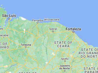 Map showing location of Guaraciaba do Norte (-4.16694, -40.7475)