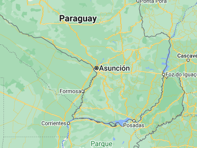 Map showing location of Guarambaré (-25.48333, -57.46667)