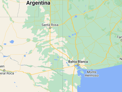 Map showing location of Guatraché (-37.66776, -63.53022)