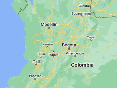Map showing location of Guayabal (5.03103, -74.88682)