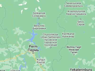 Map showing location of Gubakha (58.83862, 57.55325)