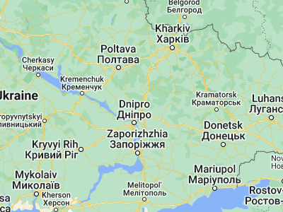 Map showing location of Gubinikha (48.81083, 35.25472)