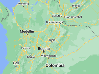 Map showing location of Güepsa (6.02505, -73.57313)
