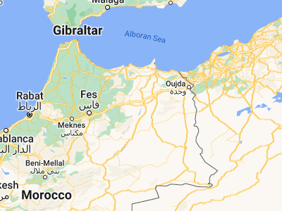 Map showing location of Guercif (34.22568, -3.35361)