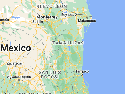 Map showing location of Guillermo Zúñiga (24.01548, -99.20074)