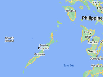 Map showing location of Guinlo (10.8009, 119.4383)