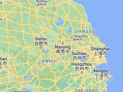 Map showing location of Guli (31.88333, 118.68333)