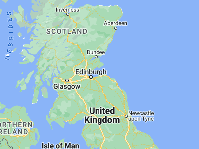 Map showing location of Gullane (56.03539, -2.82951)