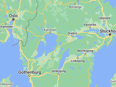 Map showing location of Gullspång (58.98615, 14.09644)