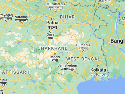 Map showing location of Gumia (23.78333, 85.81667)