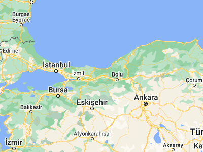 Map showing location of Gümüşova (40.84694, 30.94111)