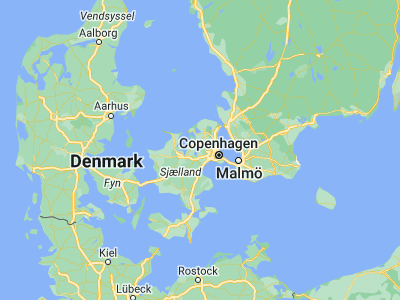 Map showing location of Gundsømagle (55.73565, 12.15158)