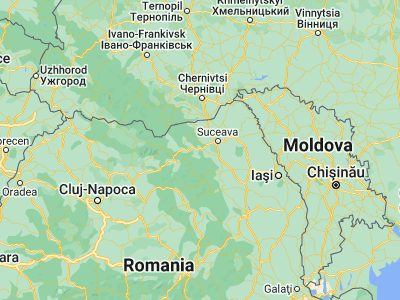 Map showing location of Gura Humorului (47.55, 25.9)