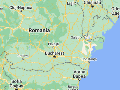 Map showing location of Gura Vadului (45.05, 26.46667)