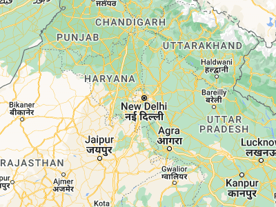 Map showing location of Gurgaon (28.4601, 77.02635)