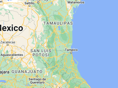 Map showing location of Gustavo A. Madero (22.83333, -98.76667)