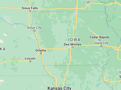 Map showing location of Guthrie Center (41.67721, -94.5033)