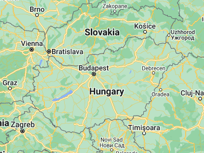 Map showing location of Gyömrő (47.42733, 19.40133)