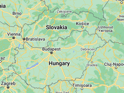 Map showing location of Gyöngyöspata (47.81505, 19.78924)