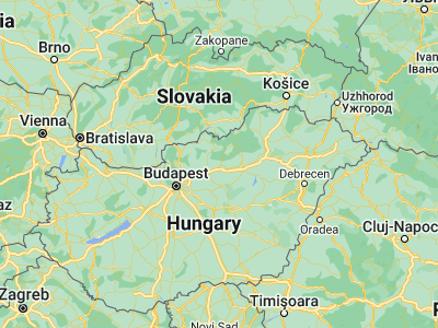 Map showing location of Gyöngyössolymos (47.81724, 19.93619)