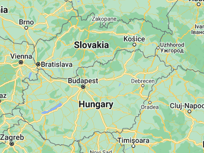 Map showing location of Gyöngyöstarján (47.81369, 19.86724)