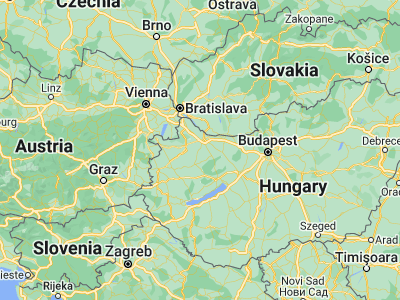 Map showing location of Győrszemere (47.55256, 17.56356)