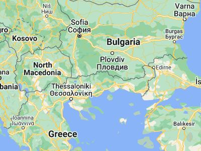 Map showing location of Gyovren (41.4, 24.23)