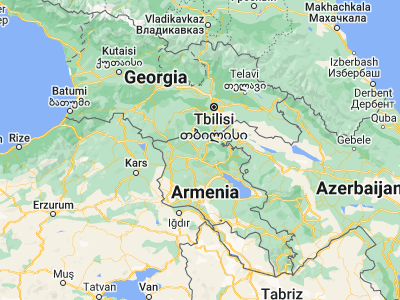 Map showing location of Gyulagarak (40.96715, 44.47144)