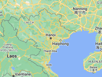 Map showing location of Hanoi (21.0245, 105.84117)