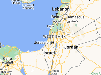 Map showing location of Ḩablah (32.16523, 34.97748)