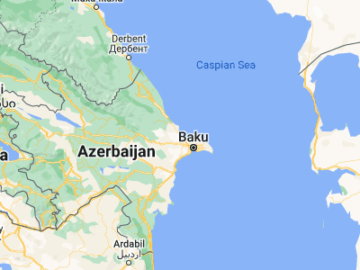 Map showing location of Hacı Zeynalabdin (40.62333, 49.55861)