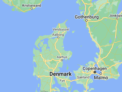 Map showing location of Hadsund (56.71482, 10.11682)