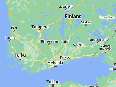 Map showing location of Hämeenkoski (61.02222, 25.15417)