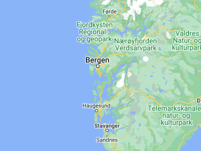 Map showing location of Hagavik (60.18333, 5.43333)