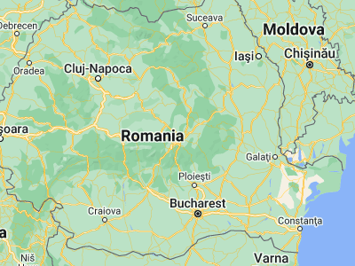 Map showing location of Hăghig (45.83333, 25.58333)