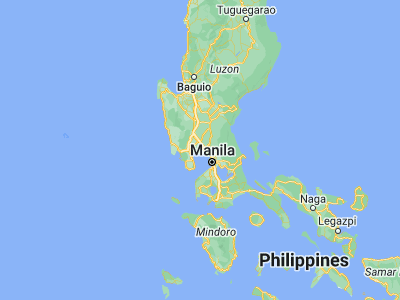 Map showing location of Hagunoy (14.8321, 120.7336)