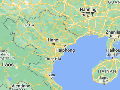 Map showing location of Hải Dương (20.93333, 106.31667)