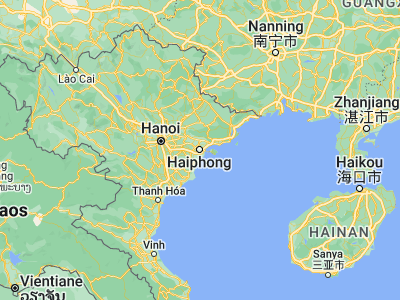 Map showing location of Haiphong (20.85611, 106.68222)