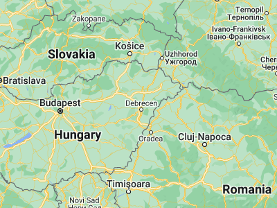 Map showing location of Hajdúböszörmény (47.66667, 21.51667)