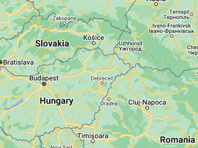 Map showing location of Hajdúdorog (47.81667, 21.5)